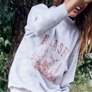 Aerie Alaska Mock Neck Sweatshirt